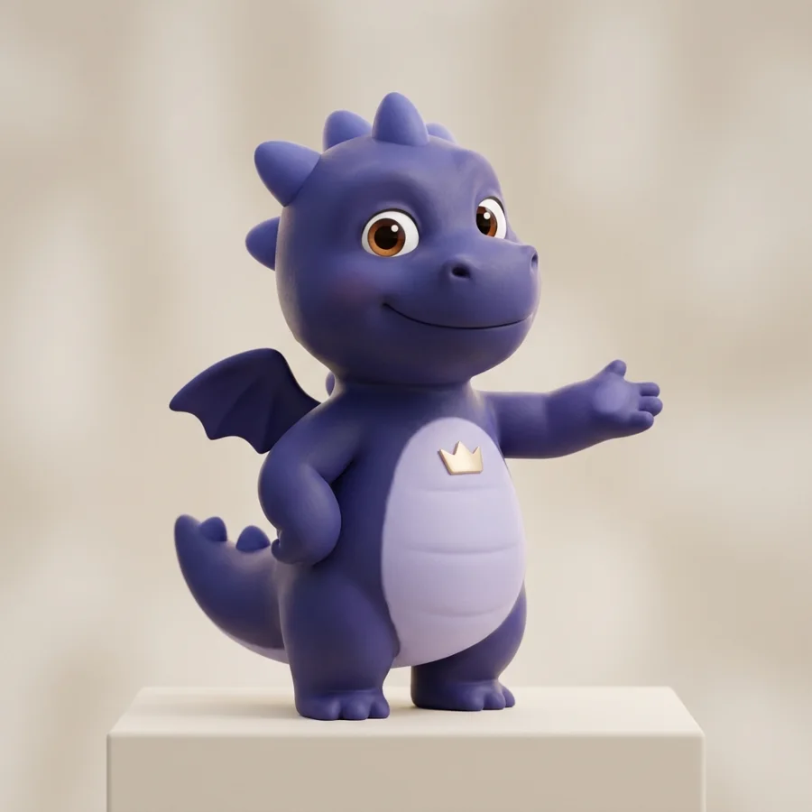 Auric, the Denwyn dragon, welcoming you